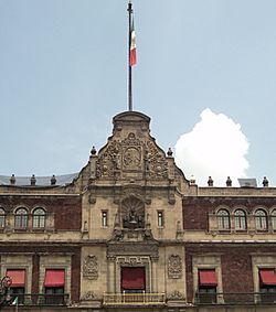 Balcón principal del Palacio Nacional