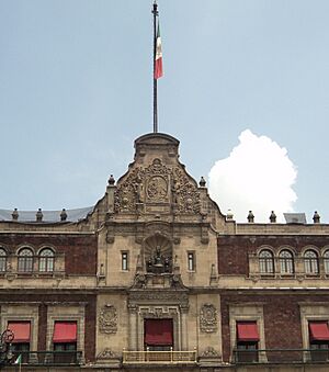 Balcón principal del Palacio Nacional