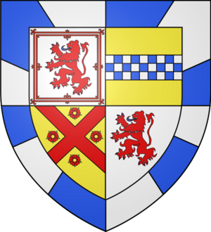 Blason Alexander Stuart (mort avant le 2 juin 1489) Lord Avandale