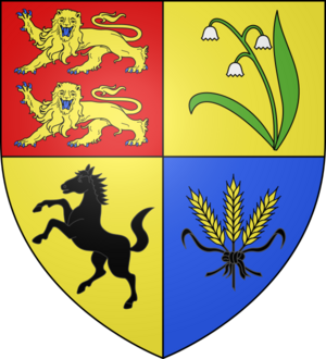 Blason ville fr Touffréville (Calvados)