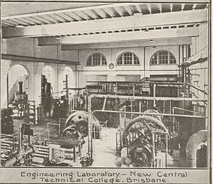 Brisbane Central Technical College - Engineering laboratory (H Block), 1915 - 2
