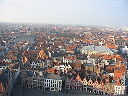 Bruges view from the belfry.JPG