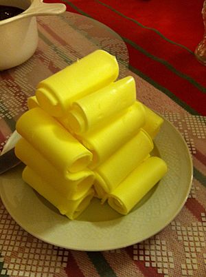 Butter stack for palt