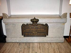 Christina of Sweden (1626) grave 2010 Vatican (2)