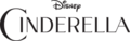 Cinderella (2015) Logo Black