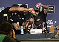 Clint Bowyer Surprise Shower Michigan 2018