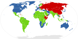 Cold War alliances mid-1975