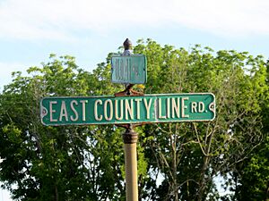 County Line Wisconsin - sign