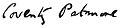 Coventry Patmore signature