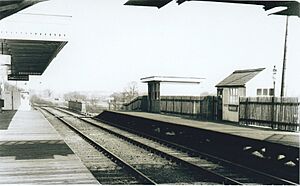 Daventry station, old photograph 1