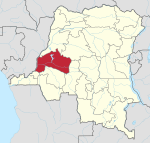 Location of Mai-Ndombe Province