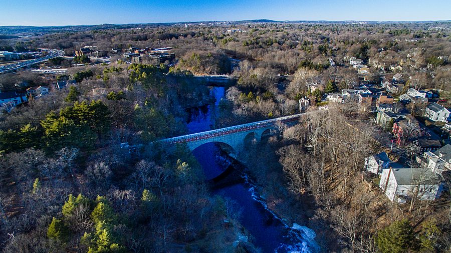 Echo Bridge Aerial Photo