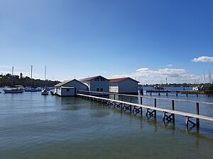 Freshwater Bay Boatsheds, Western Australia, April 2020 02
