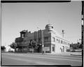 GENERAL VIEW, TAKEN FROM SOUTHWEST - Merle Norman Building, 2525 Main Street, Los Angeles, Los Angeles County, CA HABS CAL,19-LOSAN,50-1