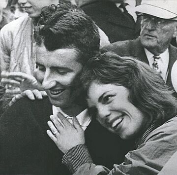 George Archer with wife 1965