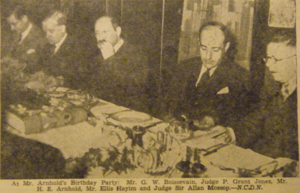 H.E. Arnhold Birthday Party in 1939