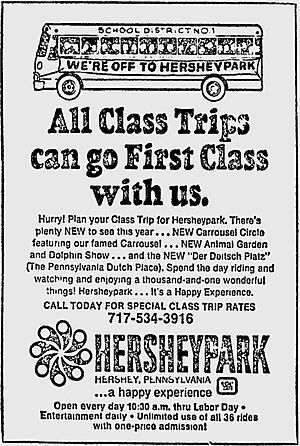 Hersheypark ad 1972 - April 16 (Pittsburgh Press)