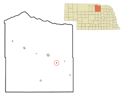 Location of Inman, Nebraska