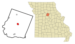 Location in the state of Missouri