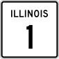 Illinois state route marker