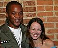 J August Richards Amy Acker Kerry fundraiser 1