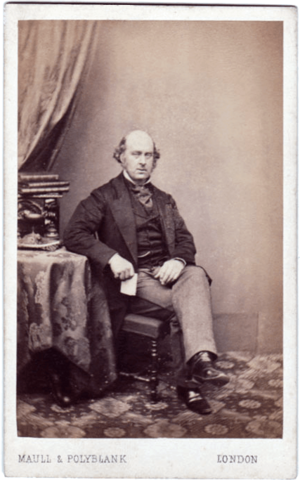 James Talbot, 4th Baron, by Maull & Polyblank, 1854-66