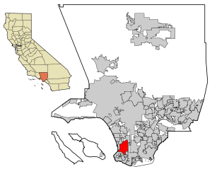 Location of Torrance in the County of Los Angeles