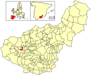 Location of Cijuela