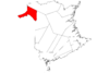 Map of New Brunswick highlighting Madawaska County.svg