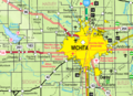 Map of Sedgwick Co, Ks, USA