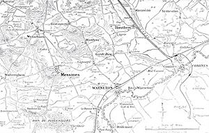 Messines area, 1914