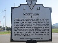 Montview historical marker, Lynchburg, VA IMG 4117