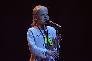 Nastya Petrik JESC 2013 rehearsal 2013.11.26