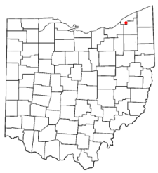 Location of Kirtland, Ohio