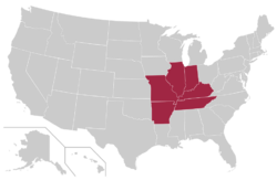 Location of teams in {{{title}}}
