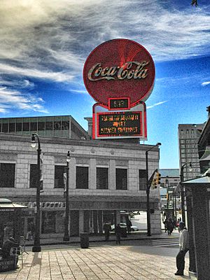 Olympia Building and Coca-Cola sign Atlanta