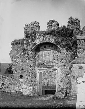 Oxwich castle entrance (1294837)