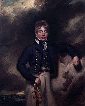 Portrait of Midshipman John Windham Dalling, RN (c 1800) by George Henry Harlow