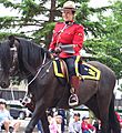 RCMP officer on a horse