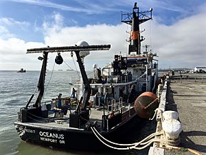 RV Oceanus at dock in San Francisco