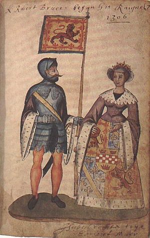 Robert I and Isabella of Mar, Seton Armorial
