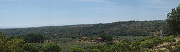 Panoramic view of Robledillo de la Vera