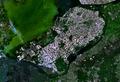 Satellite image of Flevopolder, Netherlands (5.48E 52.43N)