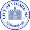 Official seal of Ithaca, New York