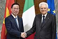 Sergio Mattarella and Võ Văn Thưởng