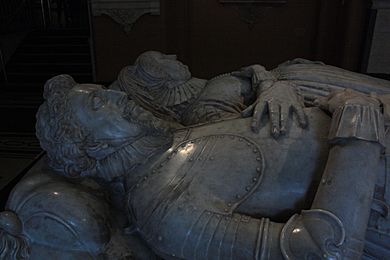 Sir Moyle Finch's tomb, by Nicholas Stone the Elder, now in Victoria and Albert Museum