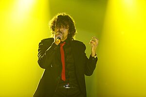 Sonu Nigam at an event in 2012