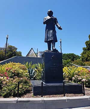 Statue of Miguel Hidalgo from Dolores Park