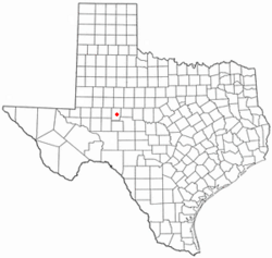 Location of Sterling City, Texas