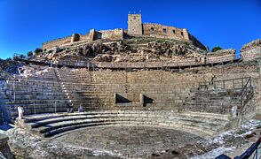Teatro romano y castillo de Medellín